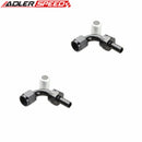 US SHIP 2PCS 90 Degree 6AN AN-6 AN6 ProClassic Crimp On Hose End Fitting Aluminum Black