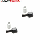 US SHIP 2PCS 6AN AN6 AN-6 ProClassic Crimp On Hose End Straight Fitting Adapter Black