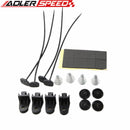 US SHIP Universal 10 inch Curved Blade Slim Radiator Fan 12V Push/Pull Cooling Mount Kit