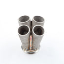 US SHIP  ! 4-1 4 Cylinder 304SS Manifold Header Merge Collector 2.5" V-Band 120mm Length