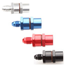 US SHIP ! ADLERSPEED 3AN Male To 3AN Female Billet Turbo Oil Feed Line Filter 80 Micron Black/Blue /Red