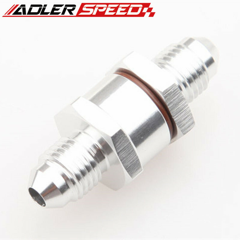 US SHIP ! ADLERSPEED 3AN To 3AN Male High Flow Billet Turbo Oil Feed Line Filter 30 Micron Red
