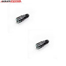 US SHIP ! ADLERSPEED 2PCS Aluminum -6AN AN6 to 3/8" Female Quick Connect Fuel Line Adapter Black