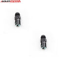 US SHIP ! ADLERSPEED 2PCS Aluminum Quick Connect -8AN AN8 To 3/8" Female Fuel Line Adapter Black USA