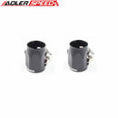 US SHIP !  2PCS Aluminum HEX Finisher AN4 5 6 7 8 10 12 14 32 Hose Line Clamp Finisher Red