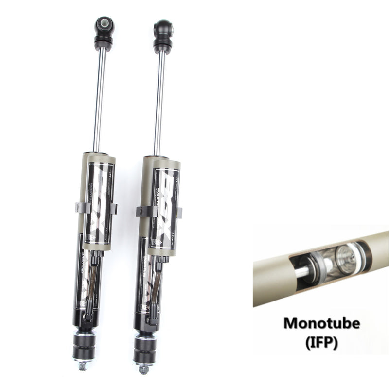 US SHIP ! 2PCS Monotube Adjustable Reservoir Front Shocks  1.5-3.5" Lift for 2007-18 Jeep Wrangler JK