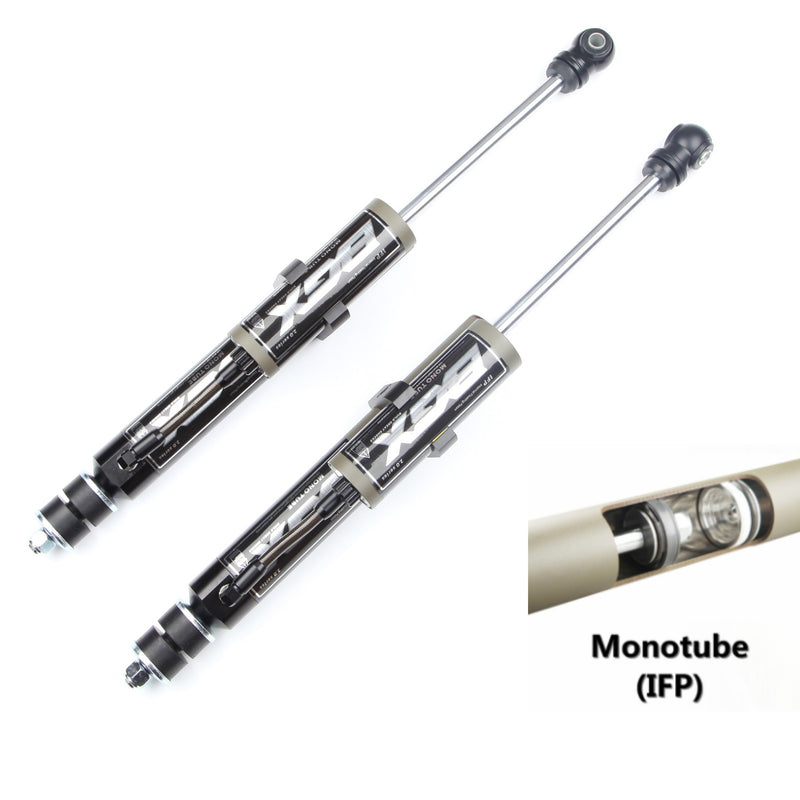 US SHIP ! 2PCS Monotube Adjustable Reservoir Front Shocks  1.5-3.5" Lift for 2007-18 Jeep Wrangler JK