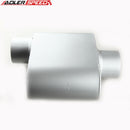 US SHIP ! Racing Performance 2.5" Offset /Center Single Chamber Muffler Silencer US STOCK