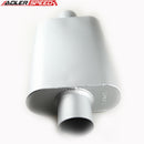 US SHIP ! High Performance 2.5" Inlet/Outlet Center Exhaust Chamber Muffler Silencer