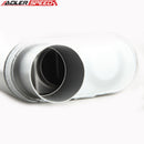 US SHIP ! Racing Performance 2.5" Inch Offset / Offset Turbo Exhaust Oval Muffler Silencer