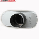 USA STOCK  3" Center Inlet 2.5" Dual Outlet Racing Performance Exhaust Muffler Silencer