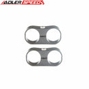 US SHIP 2PCS 27mm ID Billet Aluminum Fuel Hose Separator Fittings Adapter Black