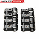 8PCS AN-4 AN4 11.9mm To 8AN AN-8 17mm Red Stepped Billet Dual Hose Separator Red/Blue/Black