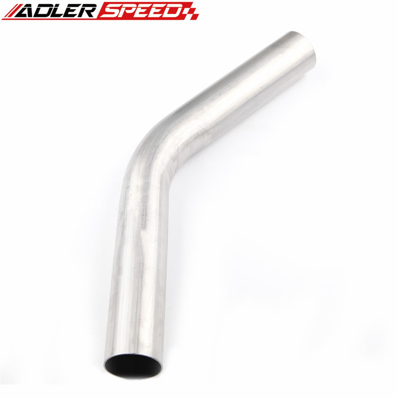 US SHIPPING ! 2.25 -2 1/4" inch OD 45 Degree Exhaust Mandrel Bend 409 Stainless Steel Pipe