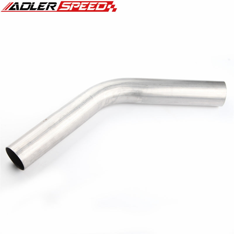 US SHIPPING ! 2.25 -2 1/4" inch OD 45 Degree Exhaust Mandrel Bend 409 Stainless Steel Pipe