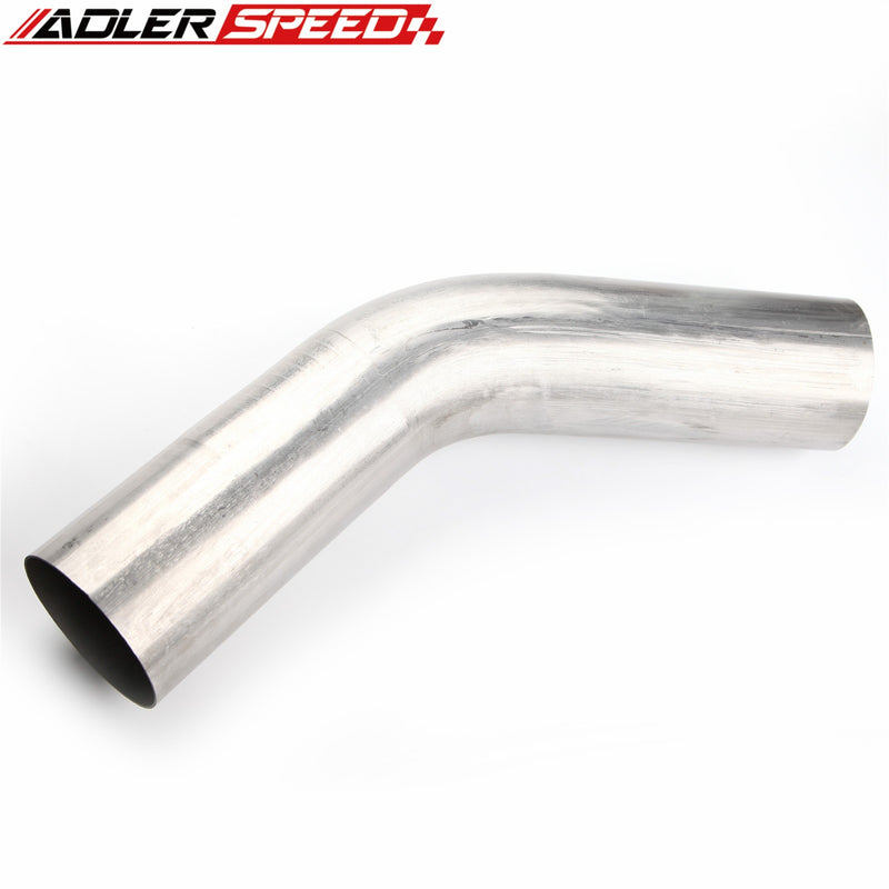 US SHIP !  409 Stainless Steel 3.5" OD 45 Degree Elbow Exhaust Mandrel Bend Pipe