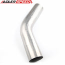 US SHIP !  409 Stainless Steel 3.5" OD 45 Degree Elbow Exhaust Mandrel Bend Pipe