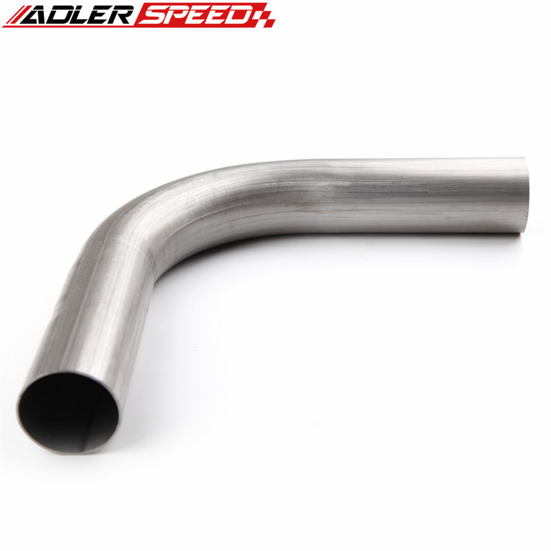 US SHIP 2.5" inch 409 Stainless Steel Exhaust Mandrel Bend 90 Degree Elbow Pipe Tube
