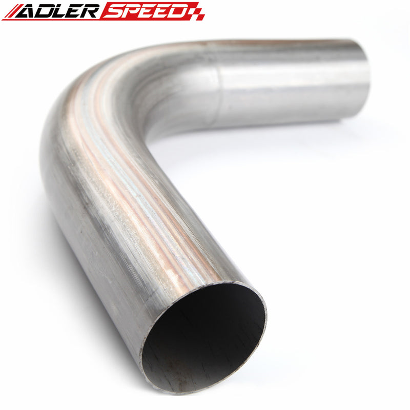 US 2.25" inch Exhaust Mandrel Bend 90 Degree Pipe Tubing 409 Stainless Steel