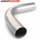 US SHIP ! 3.5" inch 409 Stainless Steel Exhaust Mandrel Bend 90 Degree Pipe Tubing