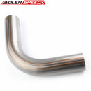 US SHIP ! 3.5" inch 409 Stainless Steel Exhaust Mandrel Bend 90 Degree Pipe Tubing