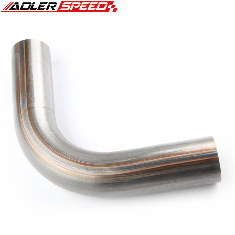 US SHIP ! 3.5" inch 409 Stainless Steel Exhaust Mandrel Bend 90 Degree Pipe Tubing