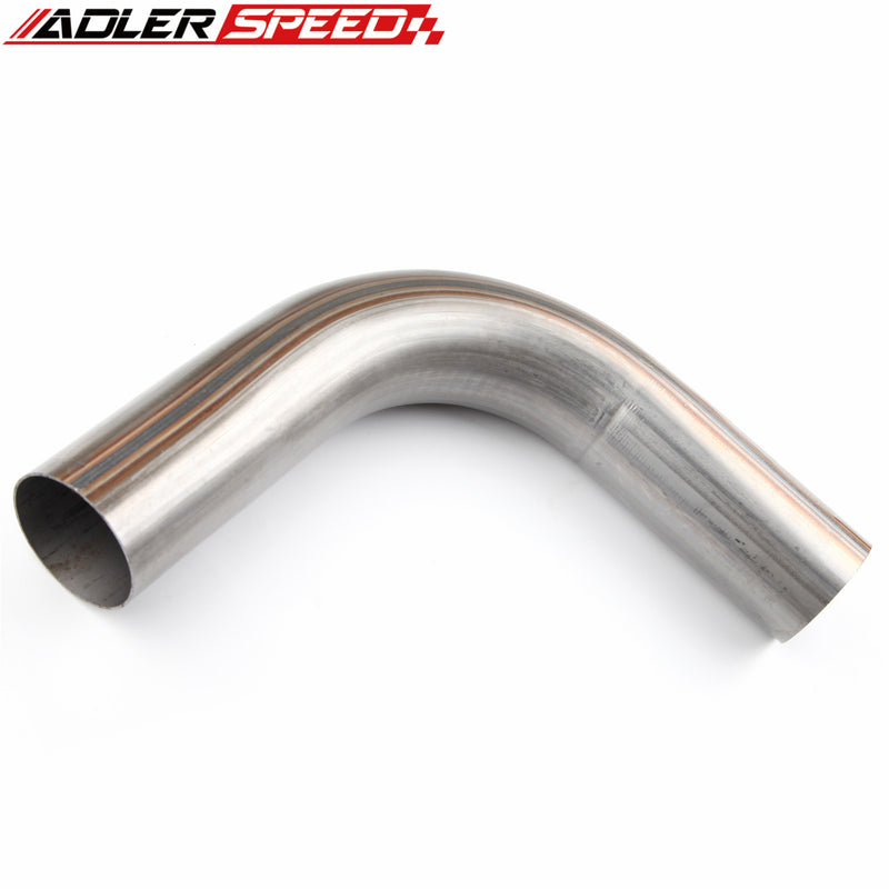 US 2.25" inch Exhaust Mandrel Bend 90 Degree Pipe Tubing 409 Stainless Steel