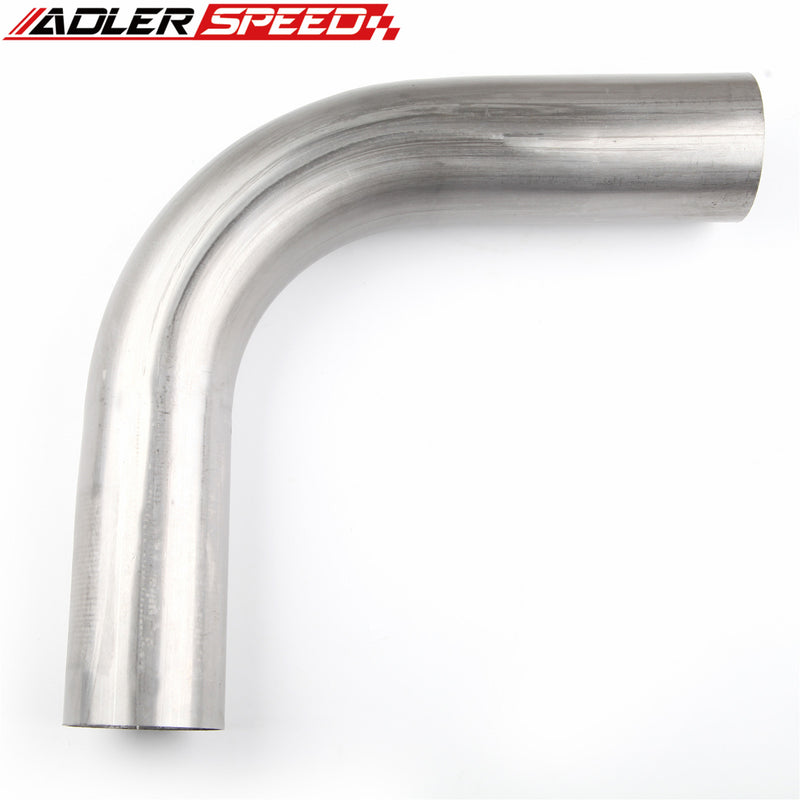 US 2.25" inch Exhaust Mandrel Bend 90 Degree Pipe Tubing 409 Stainless Steel