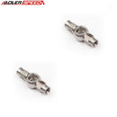 US SHIP ! 2PCS 11.2mm (7/16") Stainless Steel Banjo To Double End AN3 Hose Fitting