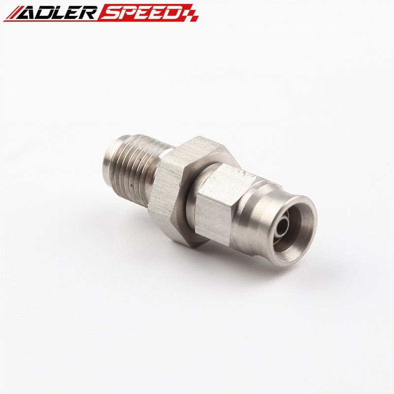 US SHIP ! 2PCS 3AN AN-3 Male To M10x1.0 Stainless Steel Brake Line Hose End Thread Fitting