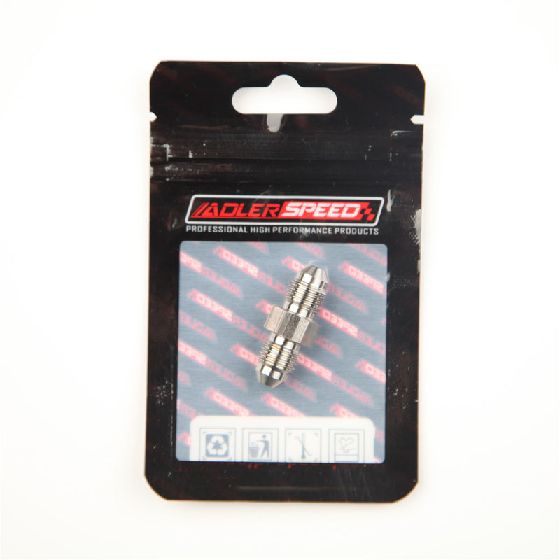 US SHIP ! ADLERSPEED -3AN AN3 To 3AN AN-3 Stainless Steel Fuel Male Flare Union Fitting Adapter