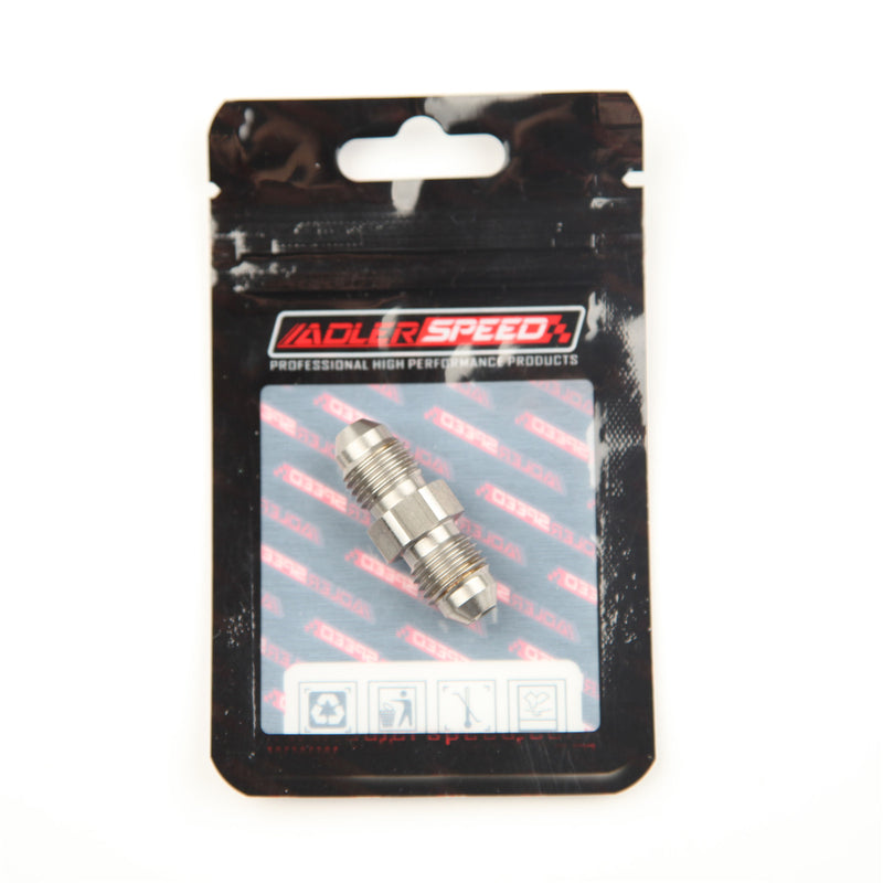 US SHIP ! Stainless Steel 4AN AN-4 To AN4 4AN Male Flare Straight Union Fitting Adapter