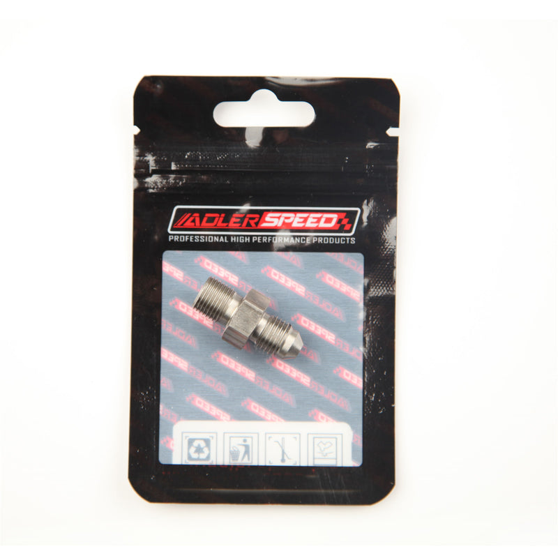 US SHIP ! Straight AN-3 3AN To 1/8" Inch BSP BSPP Adapter Fitting Stainless Steel