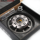 ADLERSPEED SPRUNG CLUTCH TWIN DISC KIT FOR 08-14 MITSUBISHI EVO X 4B11T w/ LIGHT FLYWHEEL