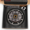 ADLERSPEED SPRUNG CLUTCH TWIN DISC KIT FOR 08-14 MITSUBISHI EVO X 4B11T w/ LIGHT FLYWHEEL