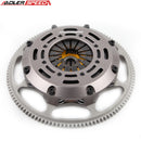 ADLERSPEED SPRUNG CLUTCH TWIN DISC KIT FOR 08-14 MITSUBISHI EVO X 4B11T w/ LIGHT FLYWHEEL