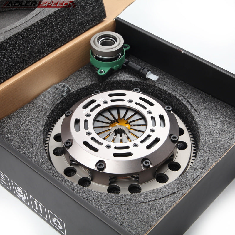 ADLERSPEED Race & Street Clutch Twin Disc Kit Medium For MITSUBISHI LANCER OUTLANDER RVR 2.0L 2.4L