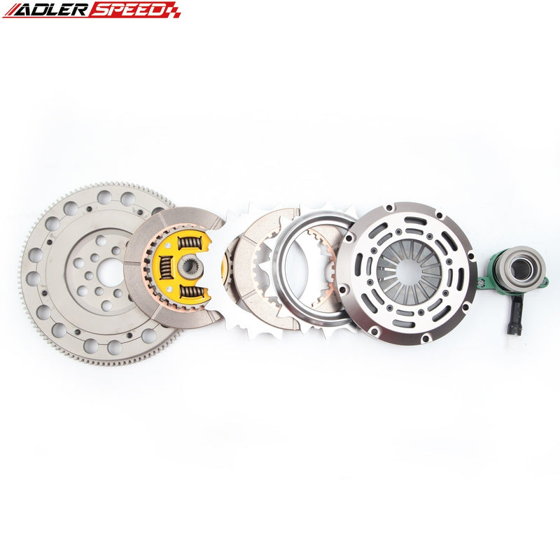 ADLERSPEED Race & Street Clutch Twin Disc Kit Medium For MITSUBISHI LANCER OUTLANDER RVR 2.0L 2.4L