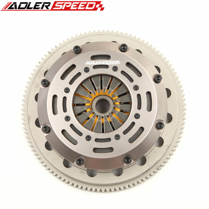 ADLERSPEED RACING & STREET CLUTCH TWIN DISC MEDIUM FOR SR20DET SILVIA 240SX 200SX S13 S14 MEDIUM