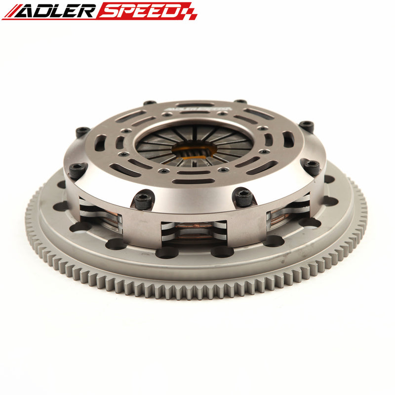 ADLERSPEED RACING & STREET CLUTCH TWIN DISC MEDIUM FOR SR20DET SILVIA 240SX 200SX S13 S14 MEDIUM