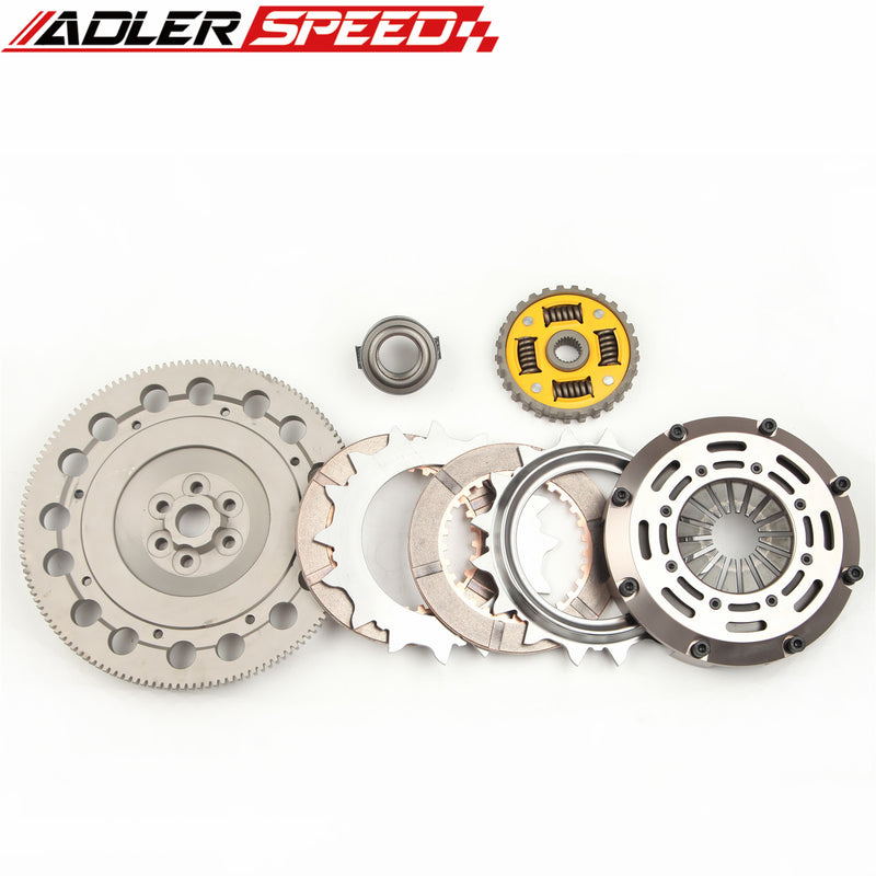 ADLERSPEED SPRUNG CLUTCH TWIN DISC KIT for 2000-2006 AUDI TT QUATTRO 1.8T MEDIUM