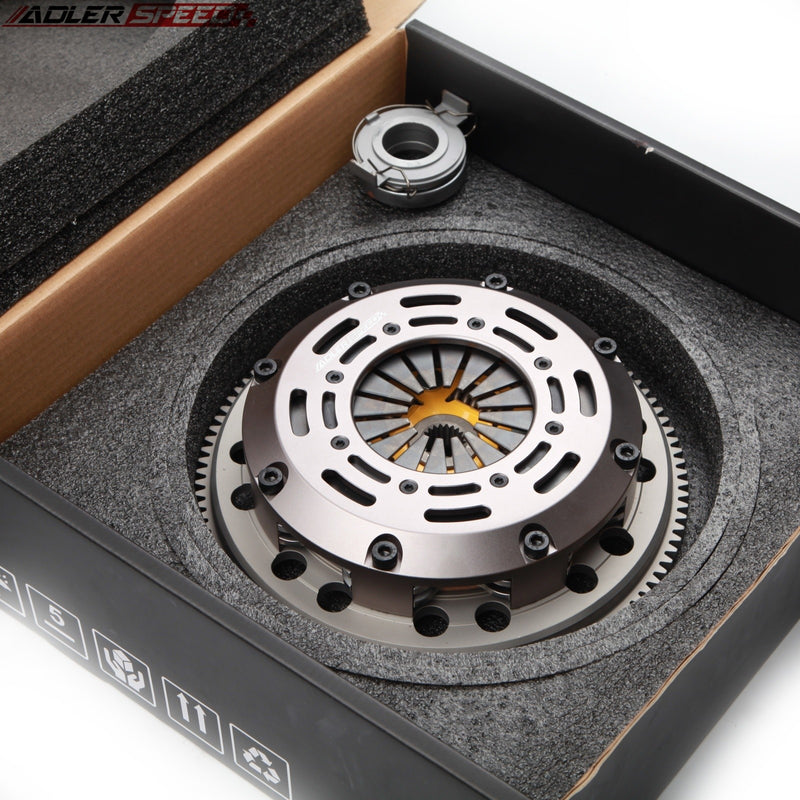 ADLERSDPEED Sprung Clutch Twin Disc Kit for MATRIX XR-S VIBE GT 1.8L 2ZZGE 6-SPEED Medium WT