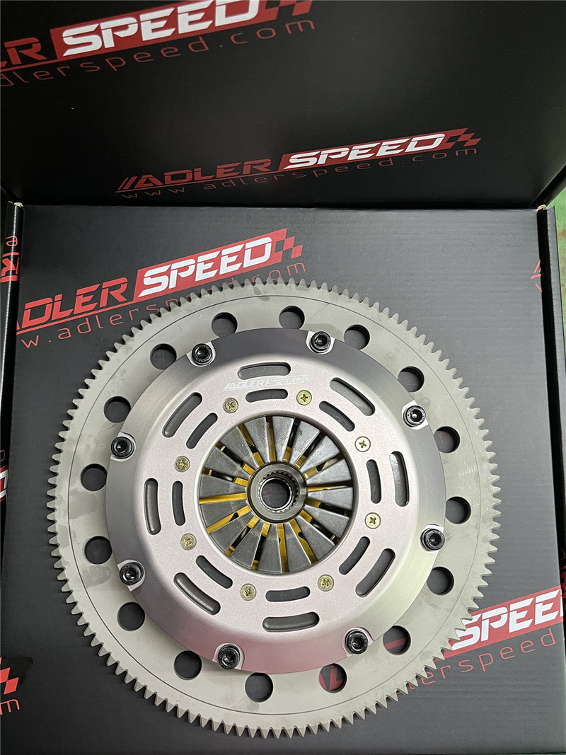 ADLERSPEED RACING & STREET CLUTCH TWIN DISC KIT For HONDA ACCORD PRELUDE H22 H23 F22 F23