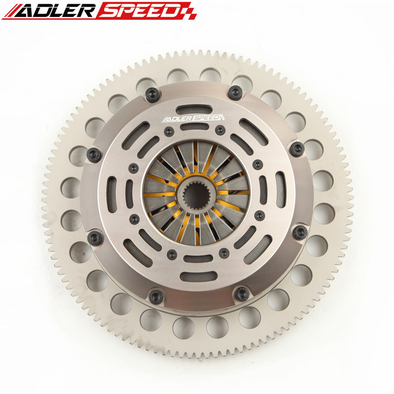 ADLERSPEED SPRUNG CLUTCH TWIN DISC MEDIUM FOR 1980-1988 TOYOTA 4RUNNER PICKUP 22R 22RE 2.4L