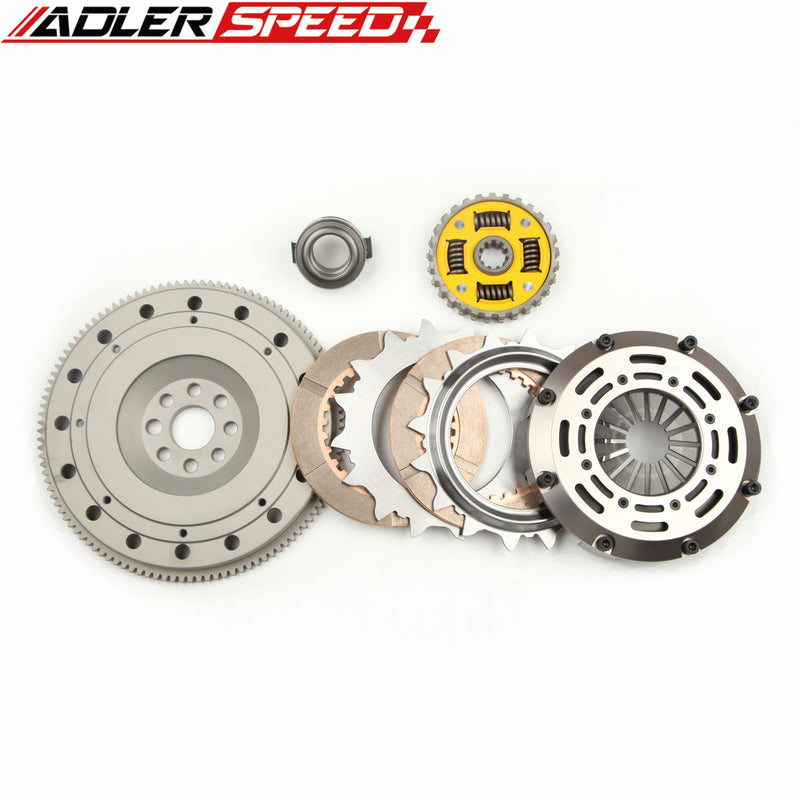 ADLERSPEED Racing & Street Clutch Twin Disc Kit Medium for 2001-03 BMW E46 323 325 328 330