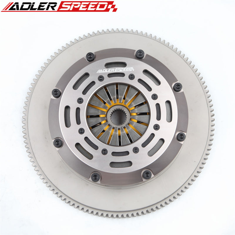 ADLERSPEED RACEING / STREET CLUTCH TWIN DISC FLYWHEEL KIT for 05-10 SCION tC xB 2.4L 2AZ-FE STANDARD