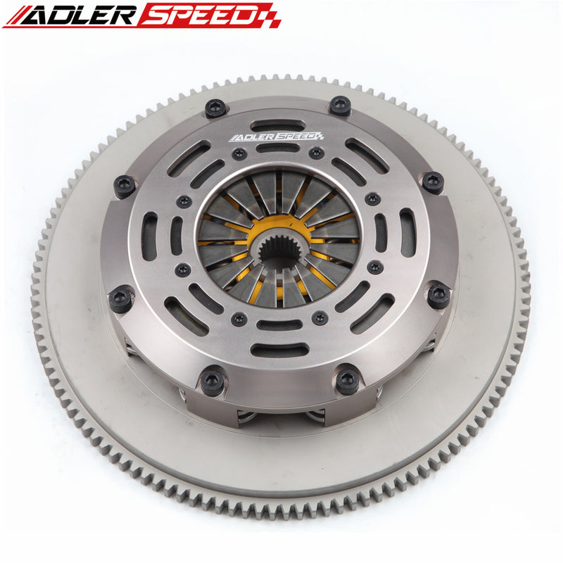 ADLERSPEED RACEING / STREET CLUTCH TWIN DISC FLYWHEEL KIT for 05-10 SCION tC xB 2.4L 2AZ-FE STANDARD