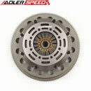US SHIP ! ADLERSPEED Sprung Clutch Twin Disc & Flywheel Medium For 02-06 MINI COOPER S R52 R53 1.6L 6 SPEED