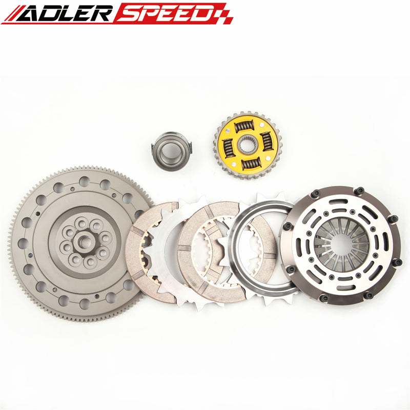 ADLERSPEED SPRUNG CLUTCH TWIN DISC KIT MEDIUM for 2004-2005 BMW 325 330 530 X3 Z4 M54 6SP