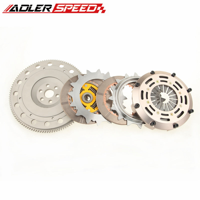 ADLERSPEED RACING & STREET CLUTCH TWIN DISC KIT FOR 1991-2005 MAZDA MIATA MX-5 1.6L 1.8L